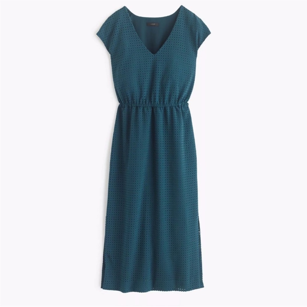 J.Crew Perforated Midi Dress
